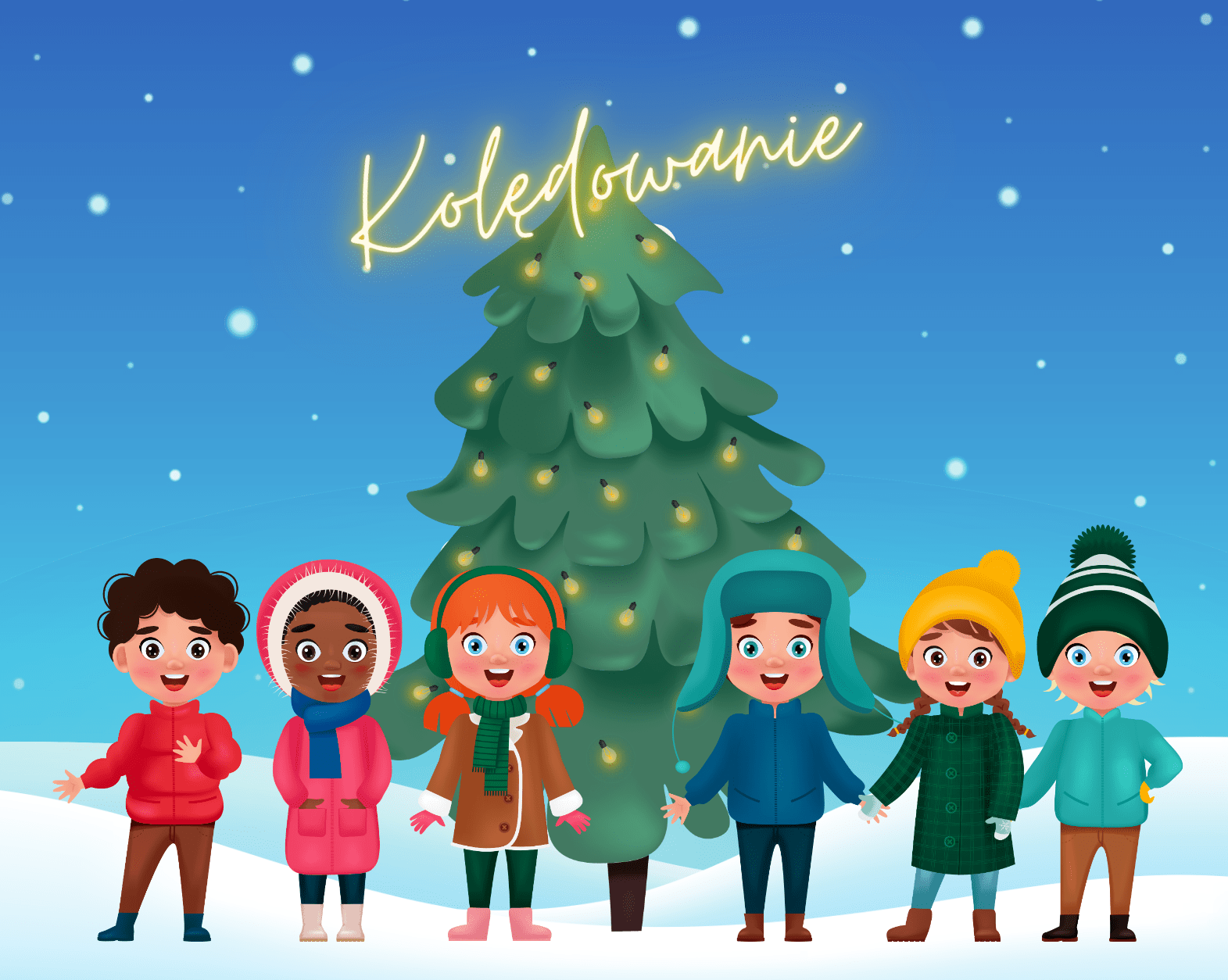 Świąteczne dziecięce kolędowanie