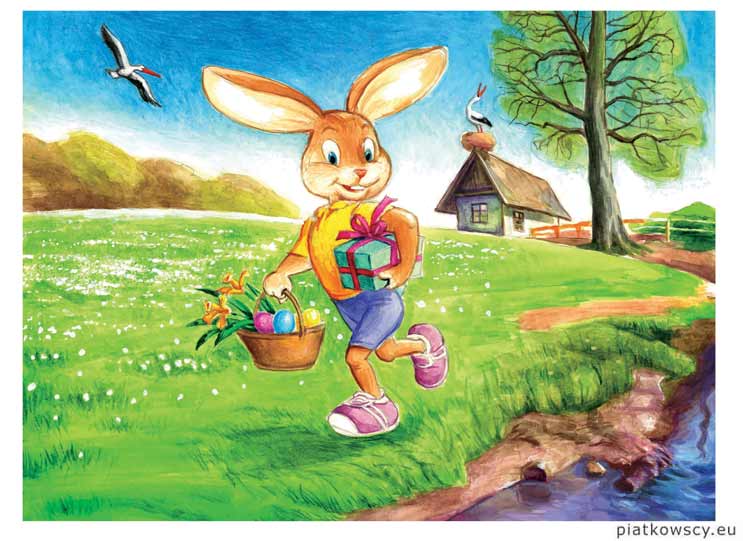 Zajączek u Misia Uszatka 