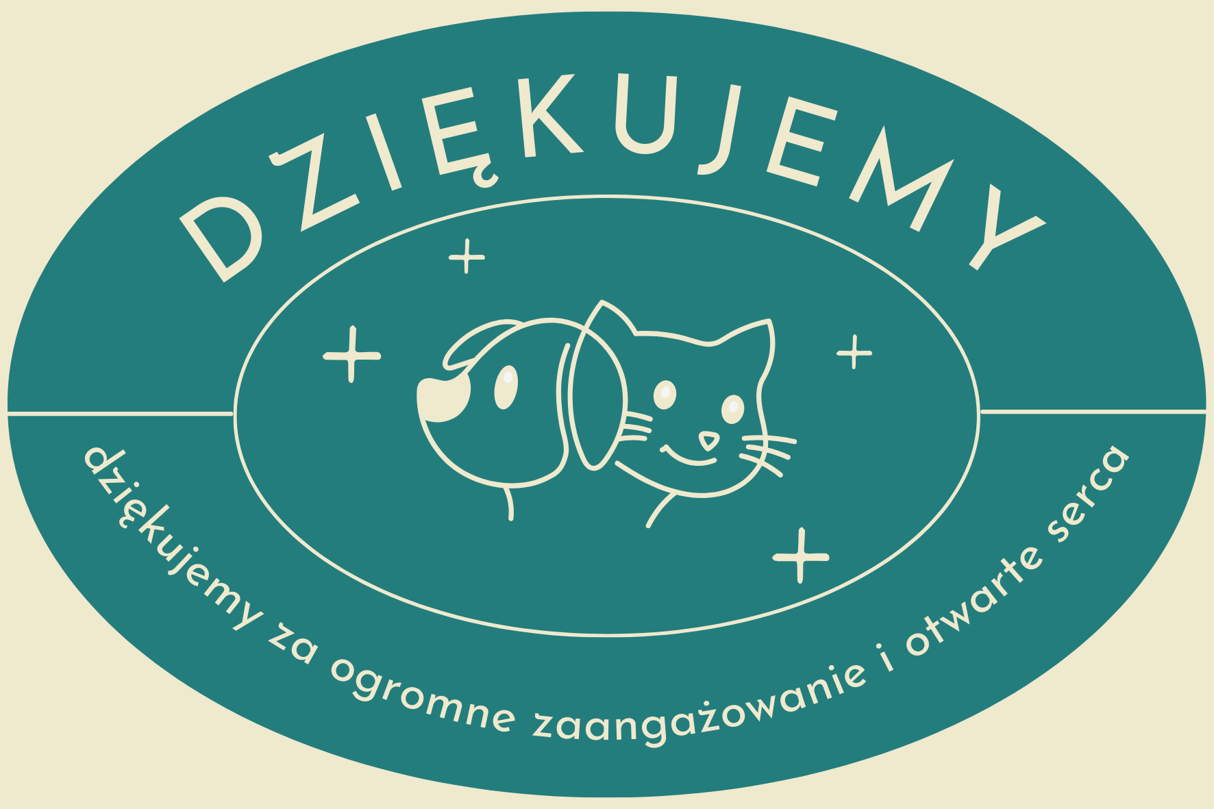 Podziękowanie za zbi&oacute;rkę karmy