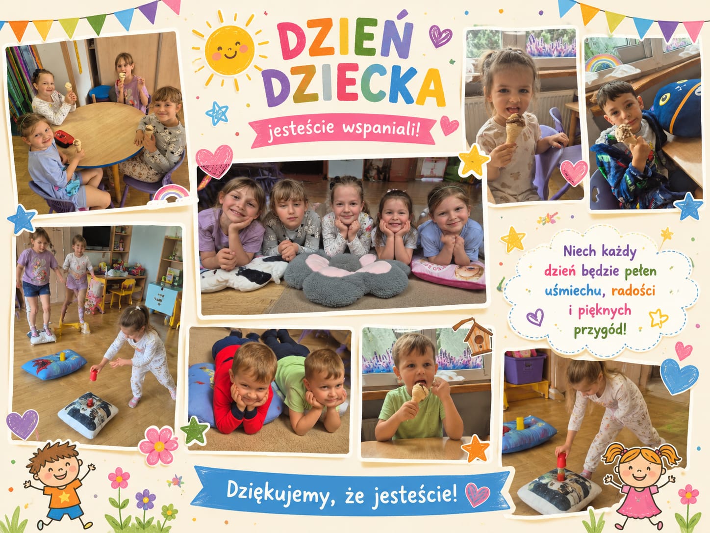 Piżama party u Piesk&oacute;w