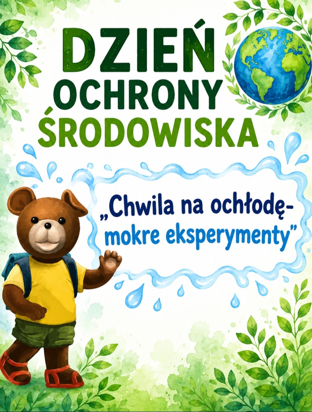 Dzień Ochrony Środowiska w naszym misiowym przedszkolu 🌿🌱