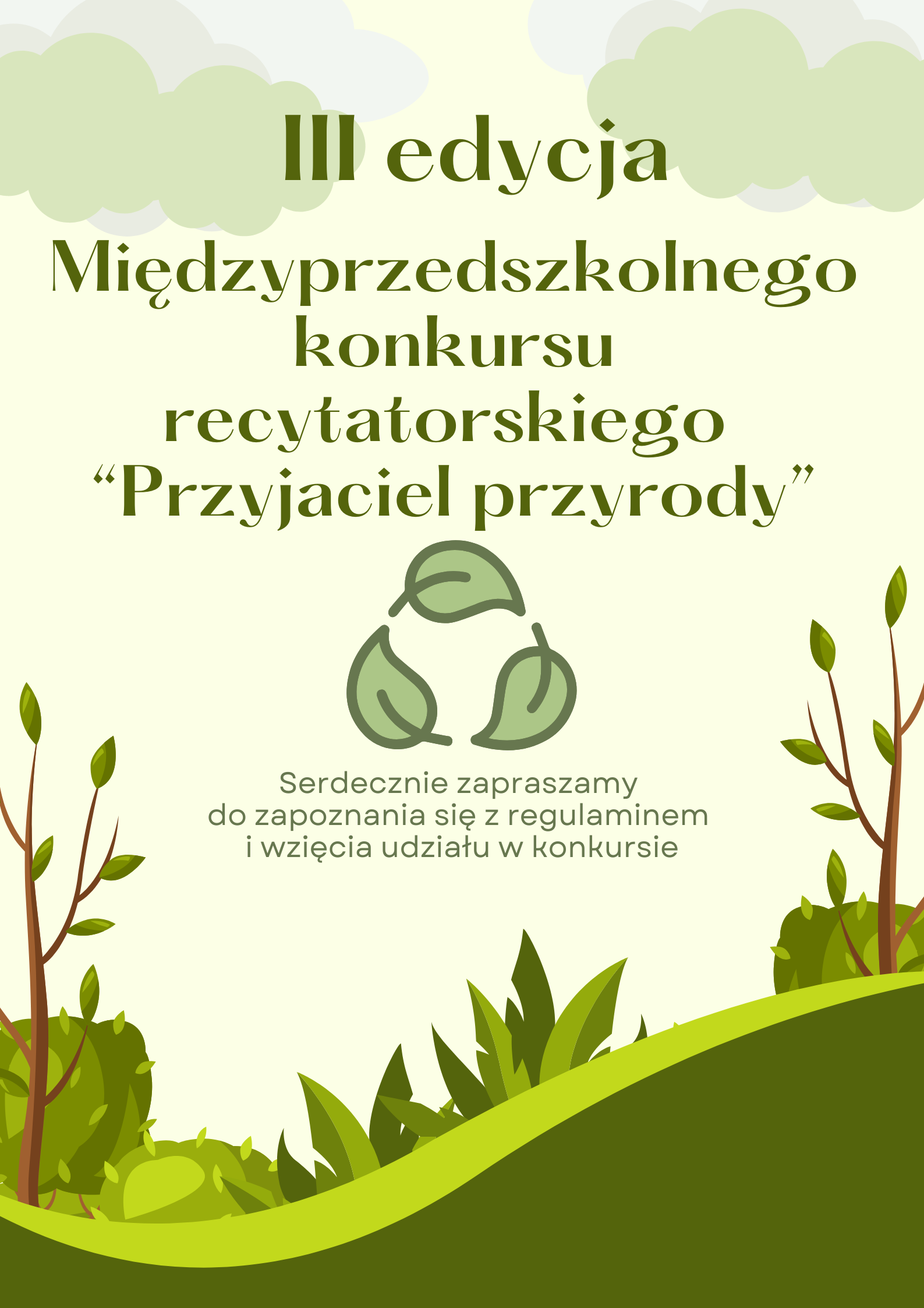 III edycja Międzyprzedszkolnego konkursu recytatorskiego "Przyjaciel przyrody"