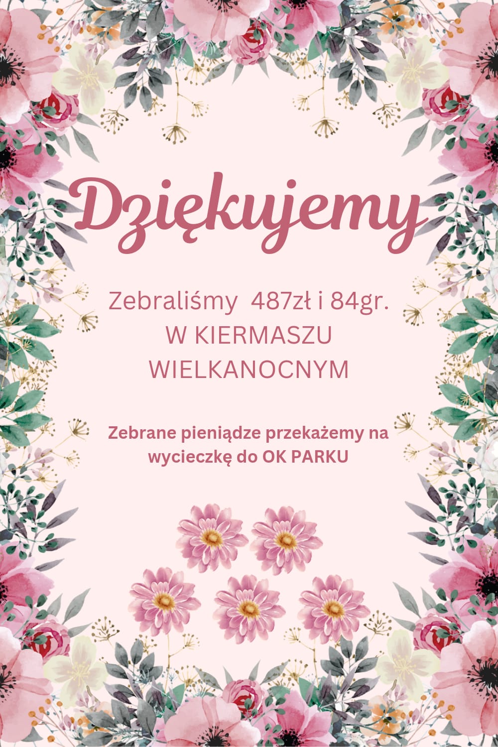 Kiermasz wielkanocny - dziękujemy 