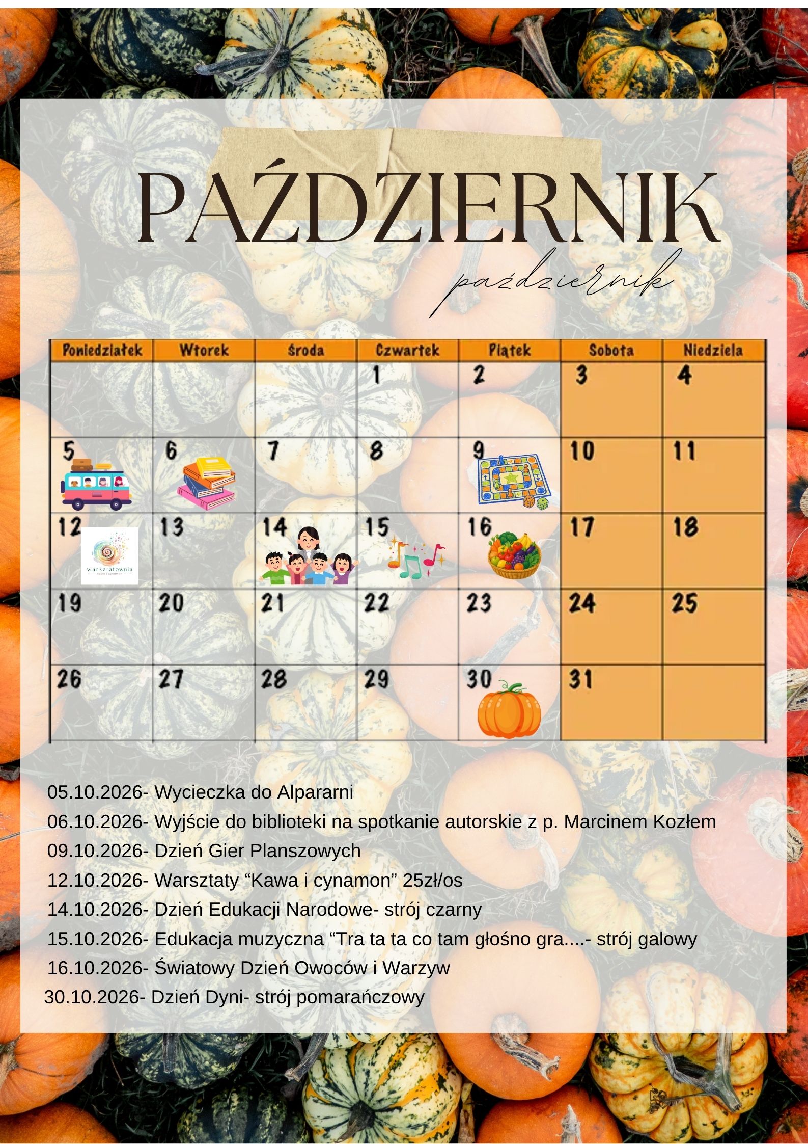październik