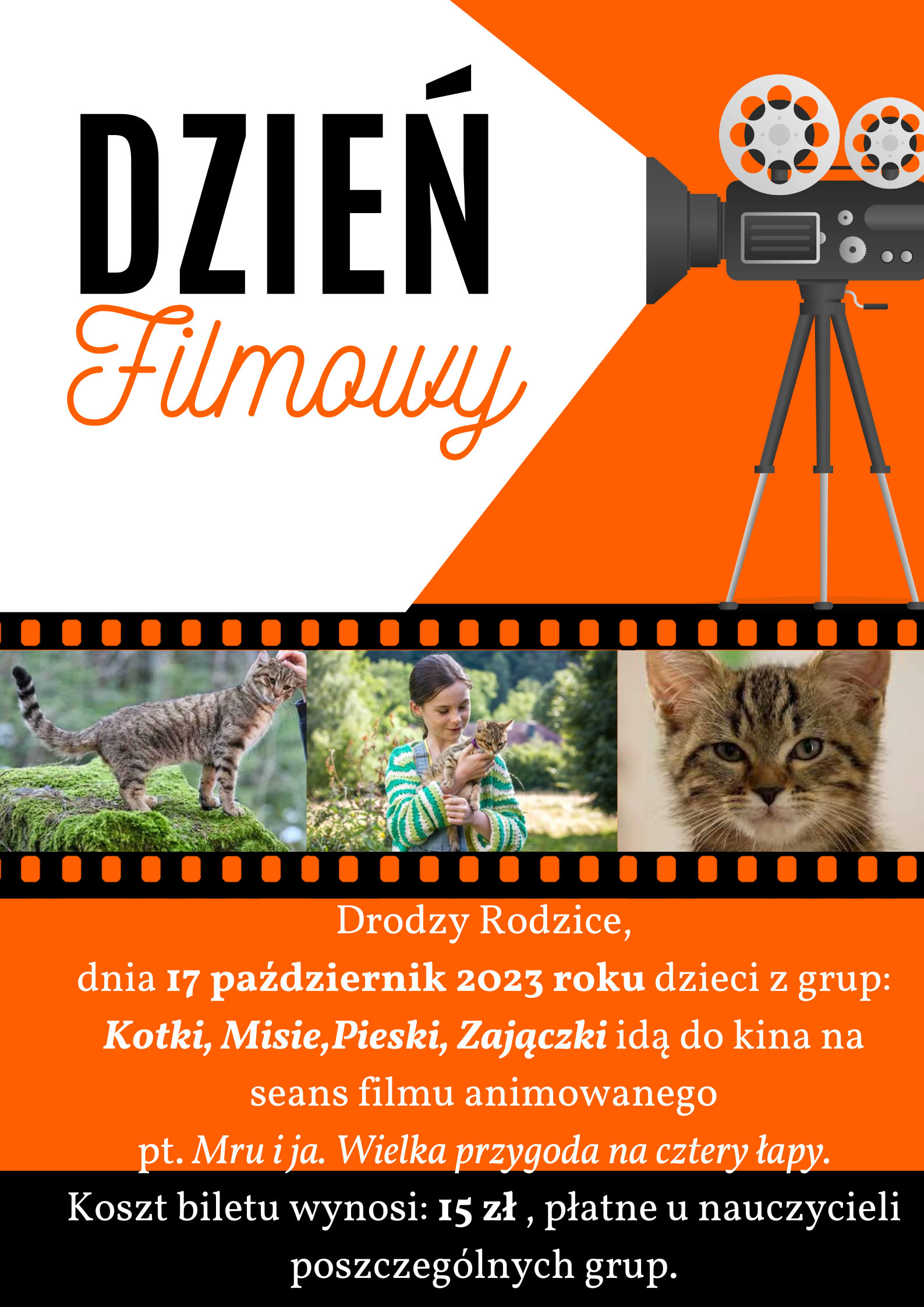 Wyjście do kina na film 