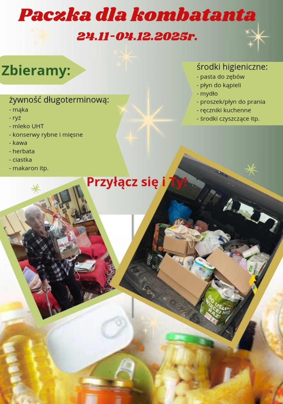 Akcja charytatywna "Paczka dla Kombatanta"