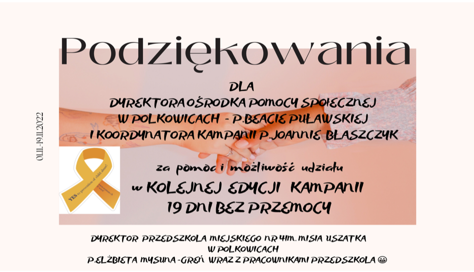Podziękowania