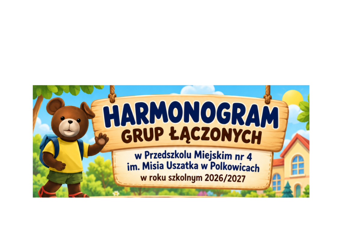 Harmonogram grup łączonych w roku 2026/2027